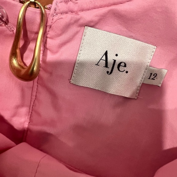 AJE Size 12 Suzette Bubble Dress Pink💕 - Picture 4 of 10